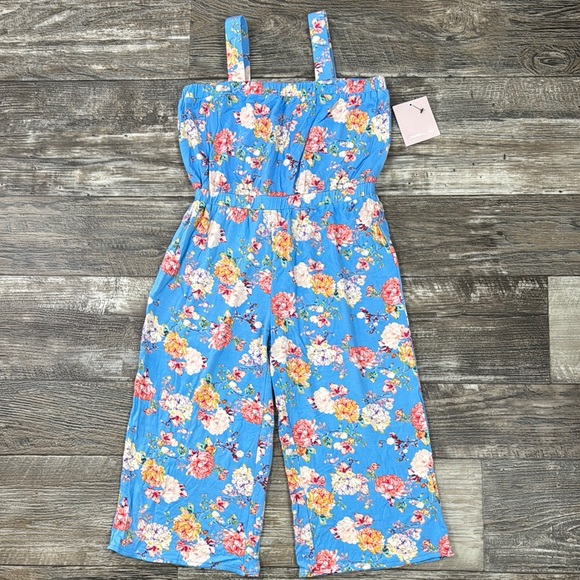 O'Neill Other - O’Neil Floral Blue Kids Jumpsuit, XXS